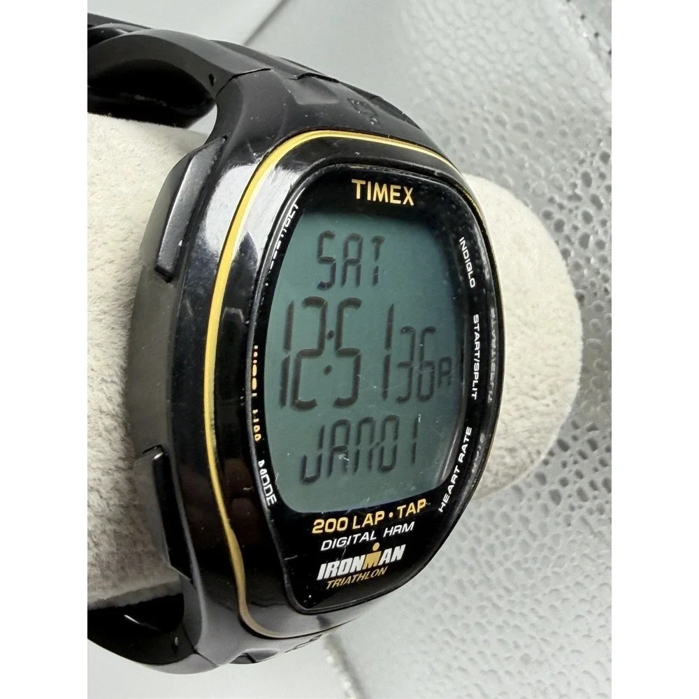 Timex M103 Ironman No Sensor Tap Technology 200 Lap New Battery 45MM 8.25